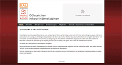 Desktop Screenshot of infrarotkabine-ral.de